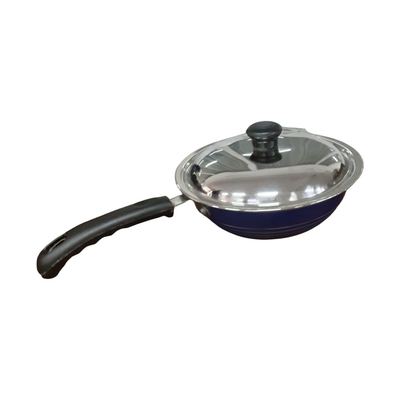 Non-stick hopper pan with lid