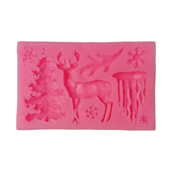 Silicone Christmas Fondant Mould