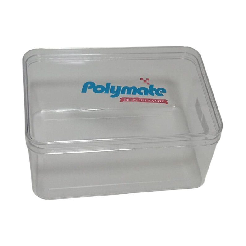 Clear Rectangular Crystal Storage Box