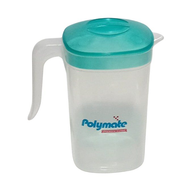 Square Plastic Water Jug with Lid