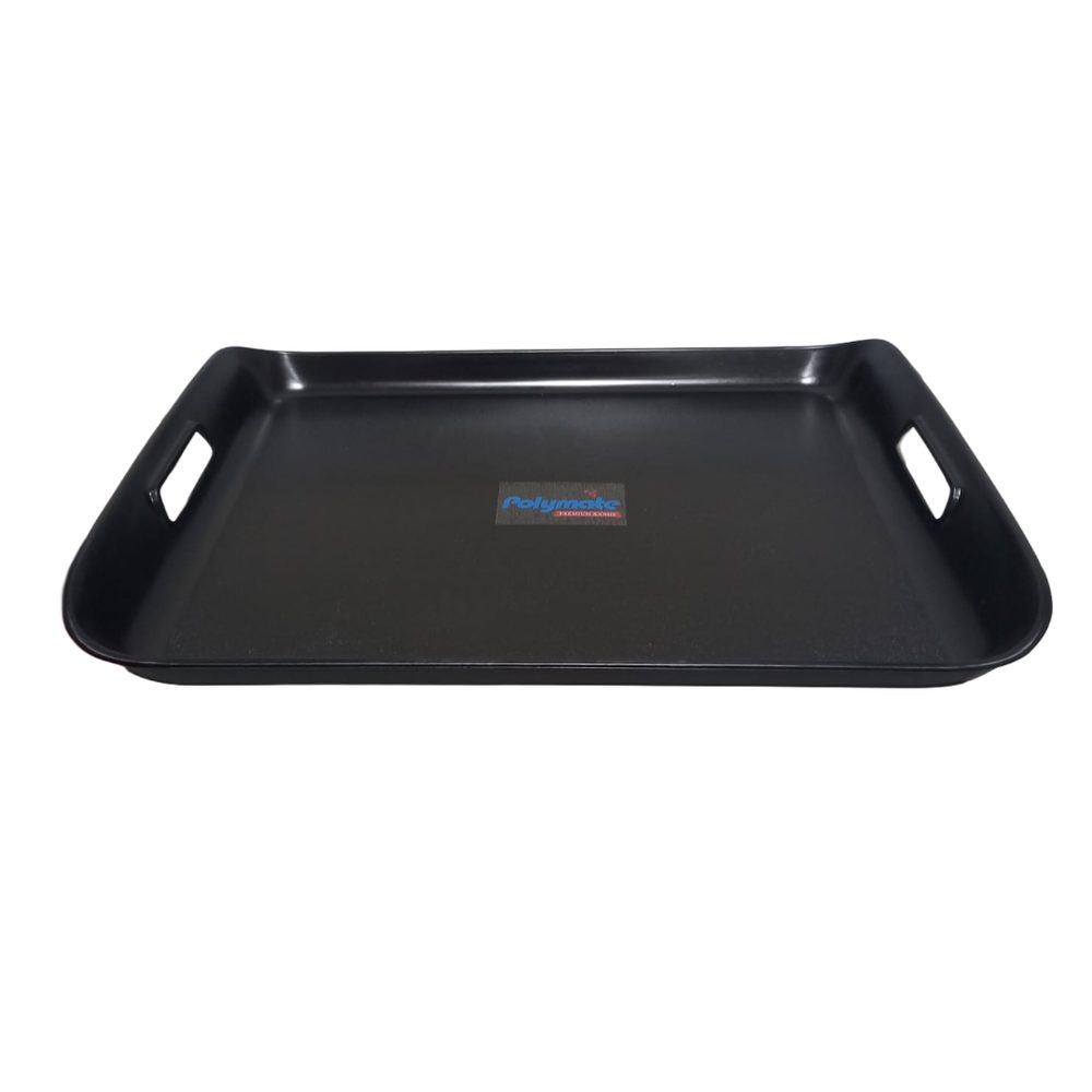 Polymate Black Plastic Serving Tray