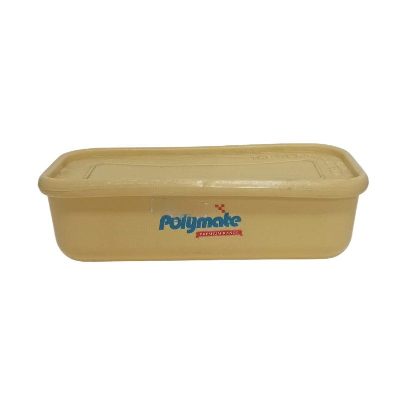 Rectangular Plastic Freezer Container With Lid