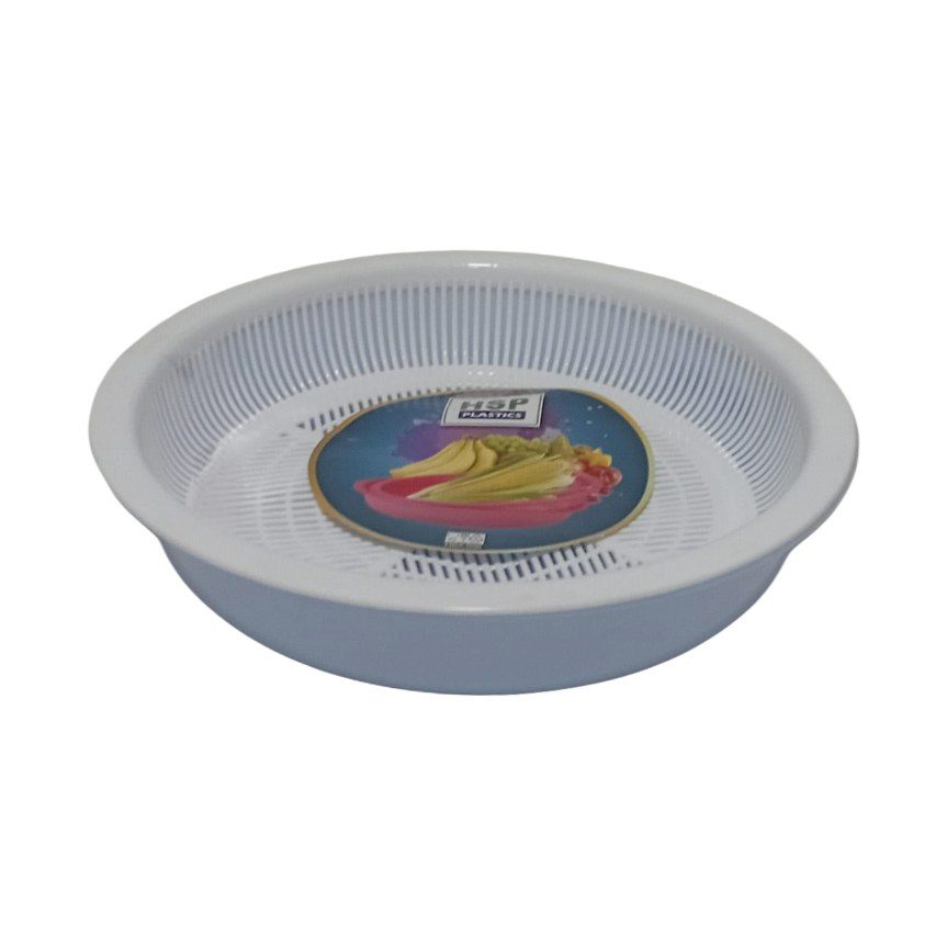 Double plastic rice washing strainer bowl