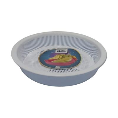 Double plastic rice washing strainer bowl