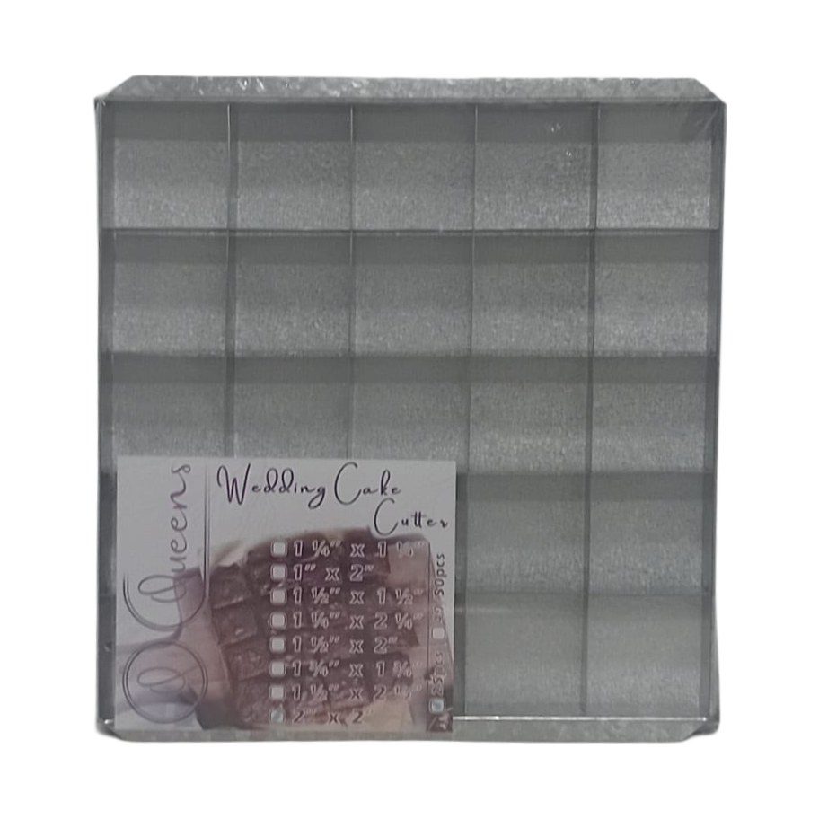 Wedding Cake Cutter Grid, 25 Pieces