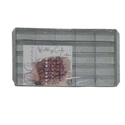 Wedding cake cutter grid, 25 pieces