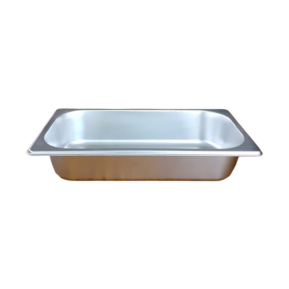 000312 S/S GN PAN (1*3) 2” WITHOUT LID 144-9 / 353-9 LENGTH 13”, WIDTH 7”, DEPTH 2.5” 3063