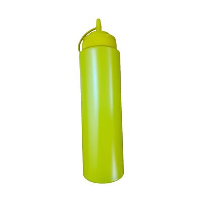 Yellow Plastic Squeeze Sauce Bottle