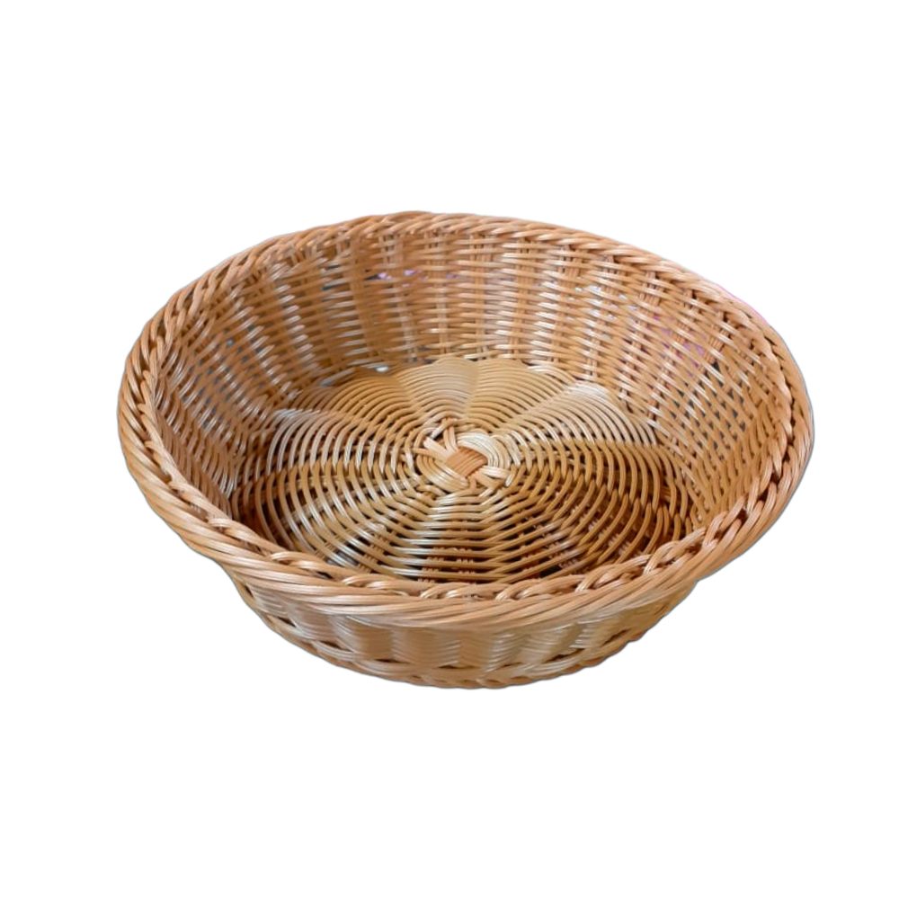 CANE BREAD BASKET (DIAMETER 12'',DEPTH 4”) 829-27 / 3559-6 / 2556-51 / 111-2 / 9211-31 (ROUND)