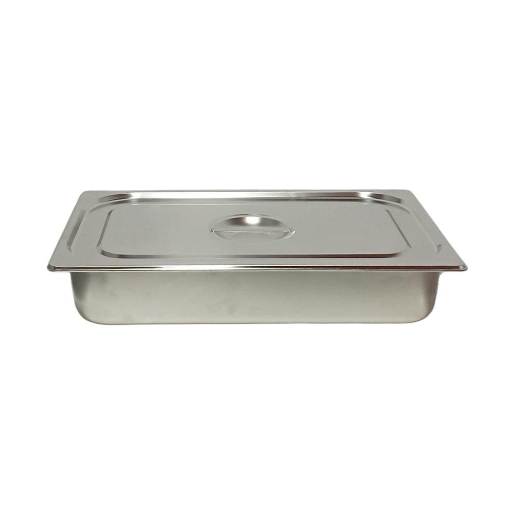S/S GN PAN WITH LID (1/1) (Length 53cm, width 32.5cm & Depth 9.5cm") 9000262 (4")
