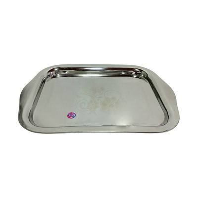 Stainless Steel Rectangular Serving Tray