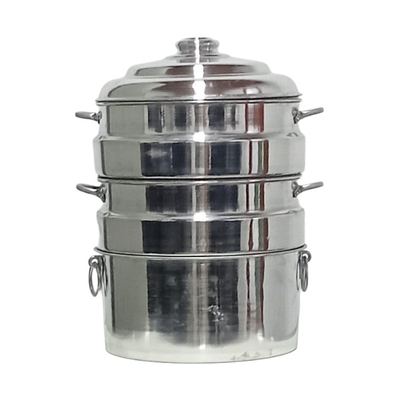 Jumbo two-tier steamer pot