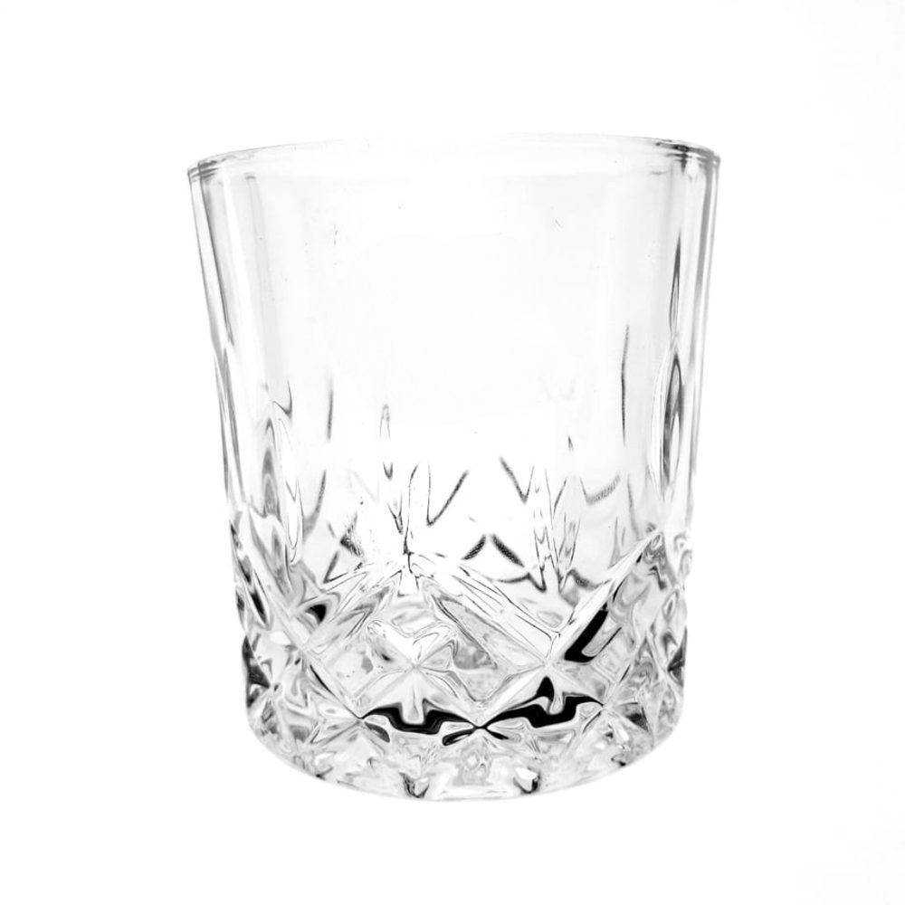 Cut-Pattern Whisky Rock Glass 220ml