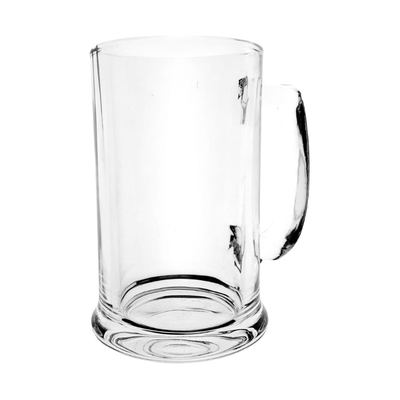 Glass beer mug 400ml