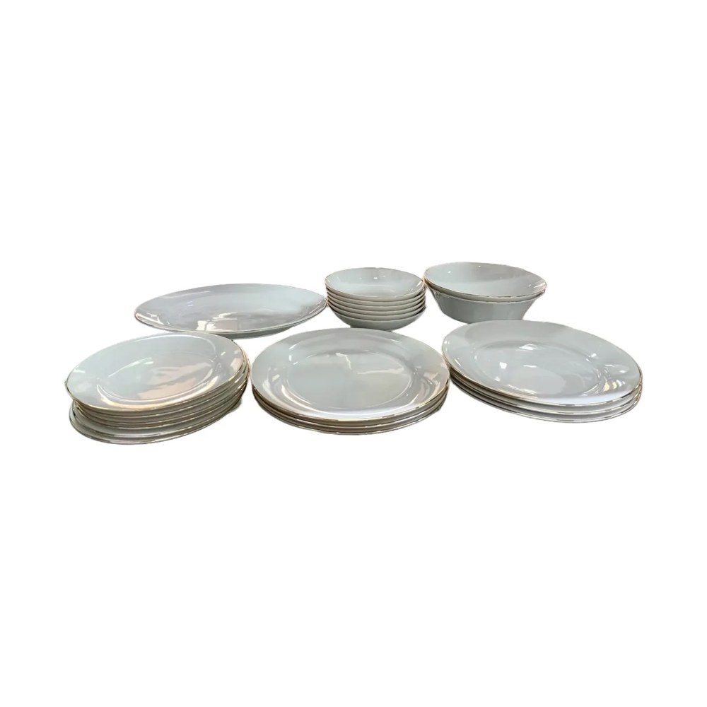 14601 CHERRY-R-AVI GOLD 21PCS DINNER SET