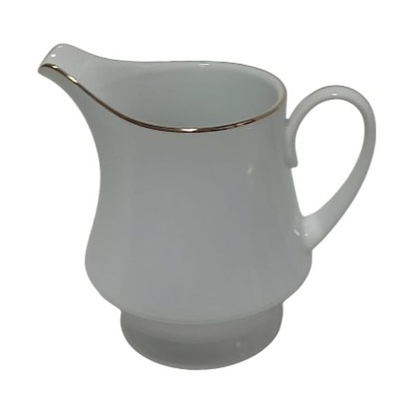 Noritake gold line porcelain creamer