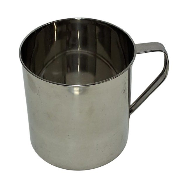 Stainless Steel Mug, 15cm