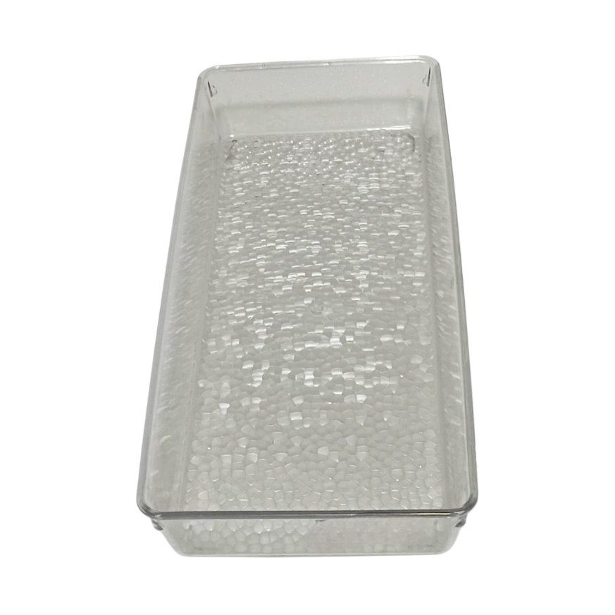 Clear Plastic Fridge Storage Tray (Large)
