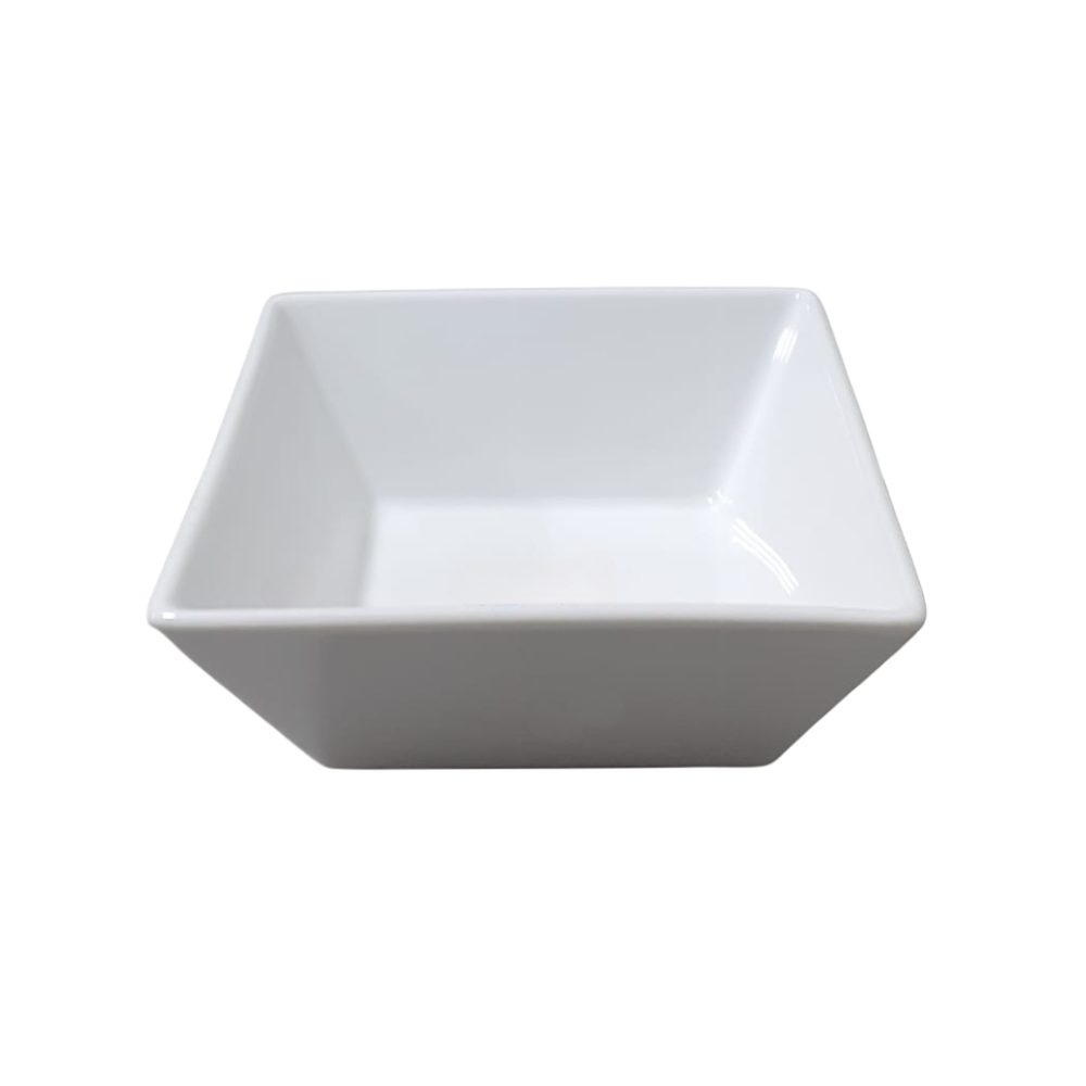 Dankotuwa Square White Porcelain Bowl