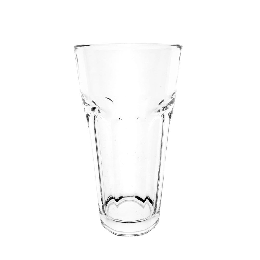 Tall Faceted Glass Tumbler 460ml
