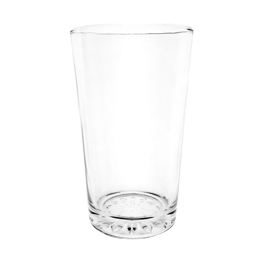 Tall glass water tumbler