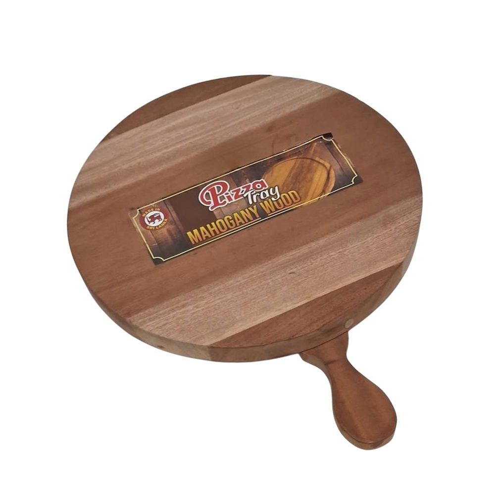 RD PIZZA TRAY LG (MAHOGANI) DIAMETER 25.5CM