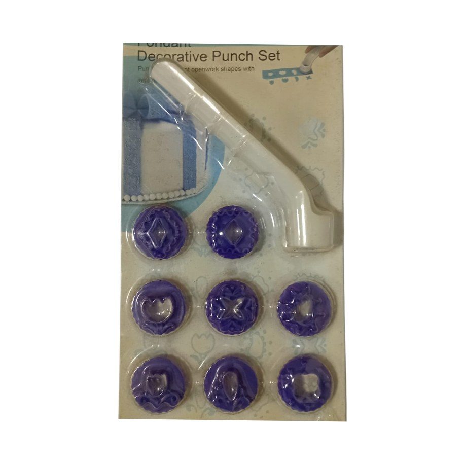 Fondant Decorative Punch Plunger Set