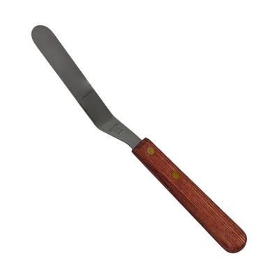 Offset palette knife, wooden handle