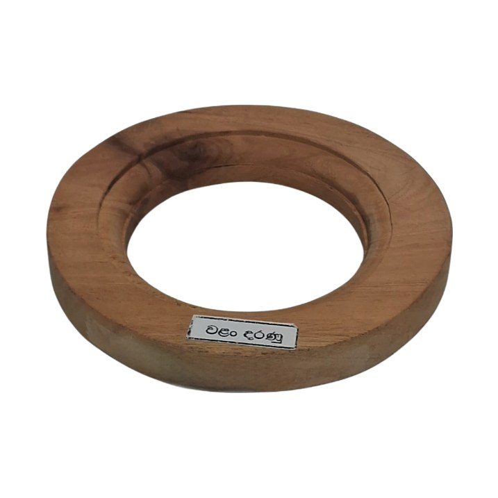 Round Wooden Pot Stand (XL)