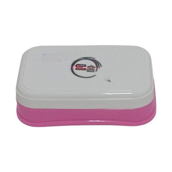 Plastic soap case with lid