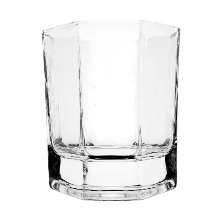 Panelled Whisky Rock Glass 250ml