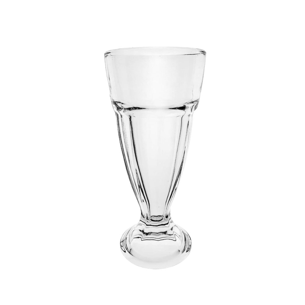Footed sundae and milkshake glass