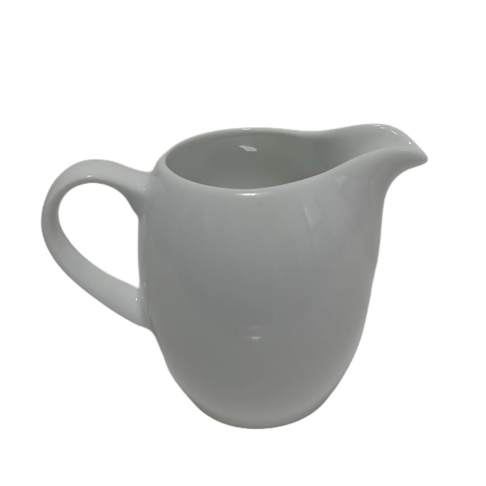 Dankotuwa White Porcelain Creamer Jug