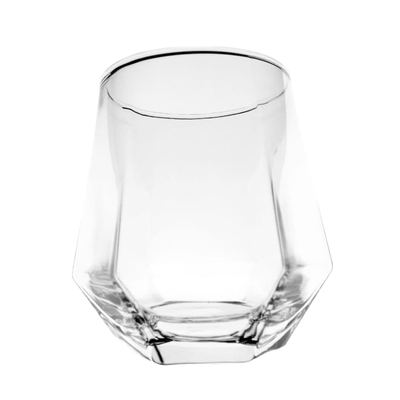 Faceted Rock Glass Tumbler 300ml