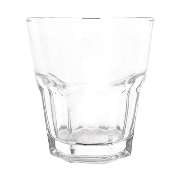 GLASS TUMBLER YJB-3008-1 (HEIGHT 10CM DIAMETER 8.5CM)