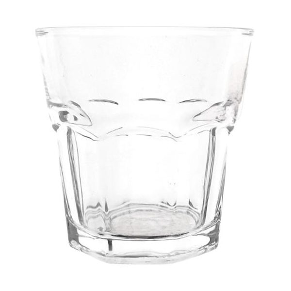 Faceted Rock Glass Tumbler