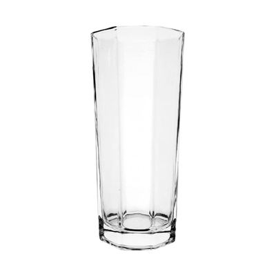 Tall Panelled Glass Tumbler 250ml