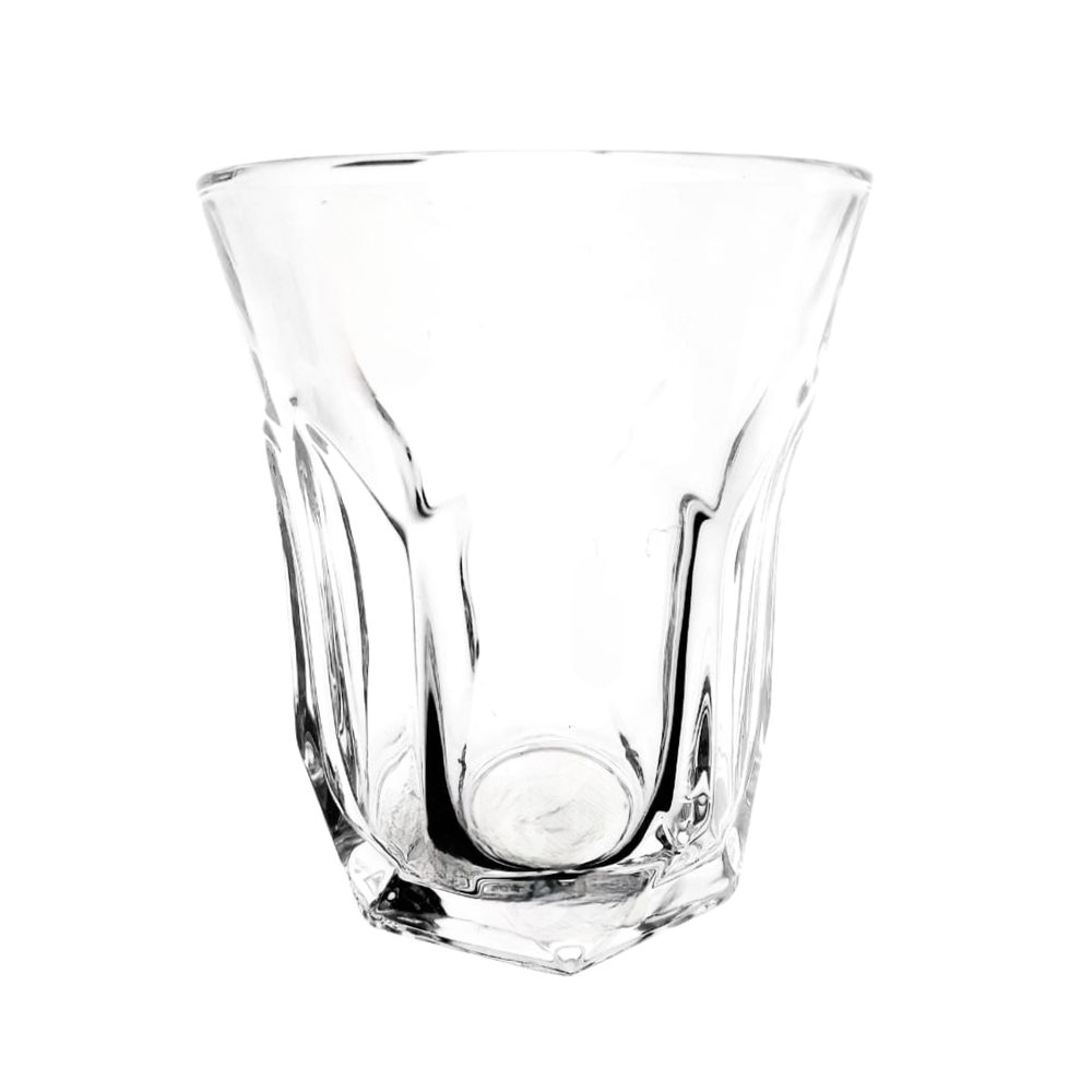 GLASS TUMBLER 240ML YJF-6004 (HEIGHT: 10CM, DIAMETER: 8.3CM)