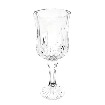 Cut-glass wine goblet, 230ml, 6 pack