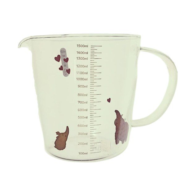 BOROSILICATE MEASURING JUG 1500ML GPB37-1500T (HEIGHT 14CM DIAMETER 15CM)