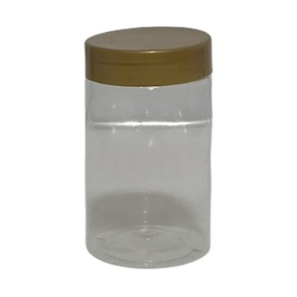 Clear PET Storage Jar, Medium