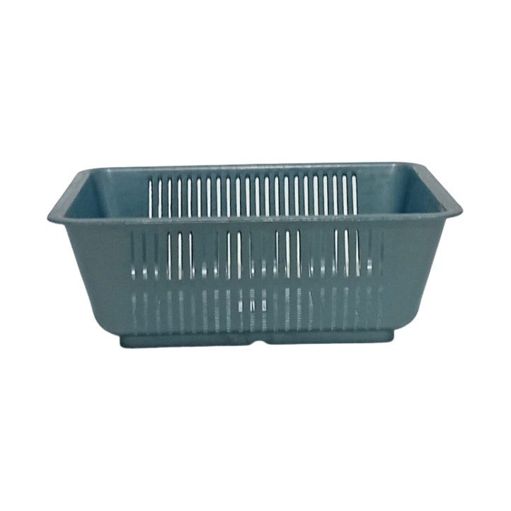 Square Plastic Draining Basket, Medium