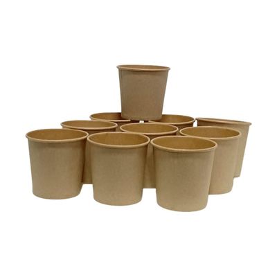 Small Brown Paper Cups (10 Pack)