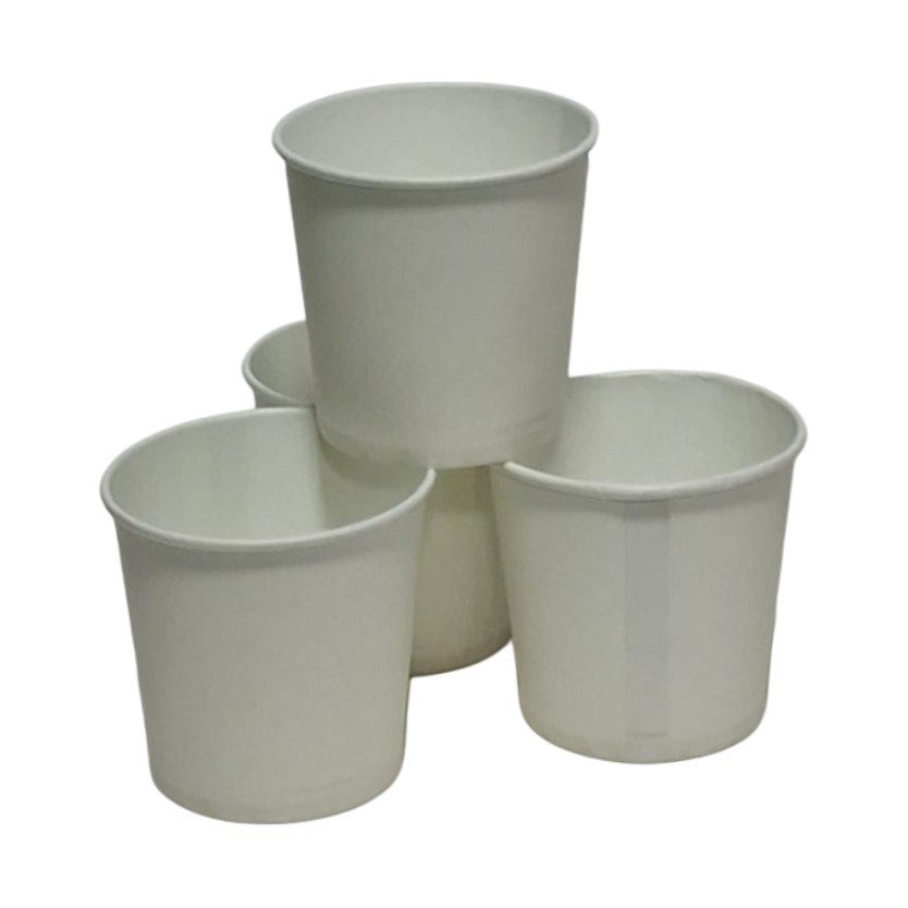 White 150ml Disposable Cups (10pcs)