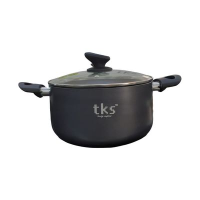 Hard anodised non-stick casserole, 24cm