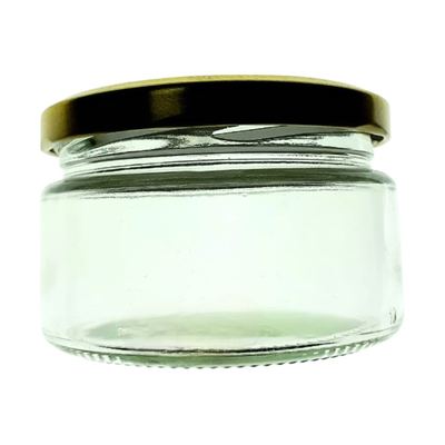 170ml Glass Jar with Gold Lid