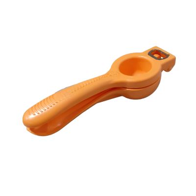 Hand lemon squeezer with bottle opener