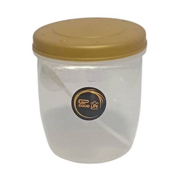 1.1L Clear Plastic Storage Jar