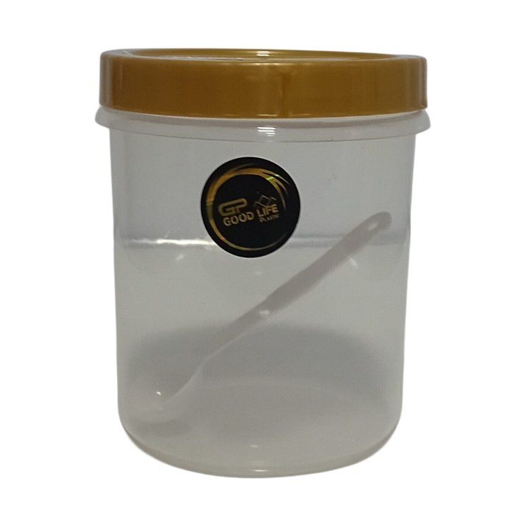 1.5L Plastic Storage Jar with Spoon