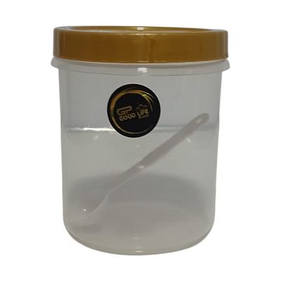 1.5L Plastic Storage Jar with Spoon